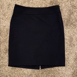 Navy pencil skirt / suit skirt - The Limited